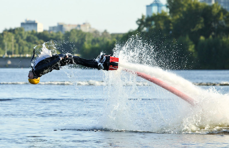 Flyboard пейзаж